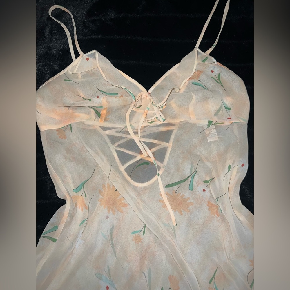 La Senza Floral Sheer Slip Dress - Picture 2 of 3